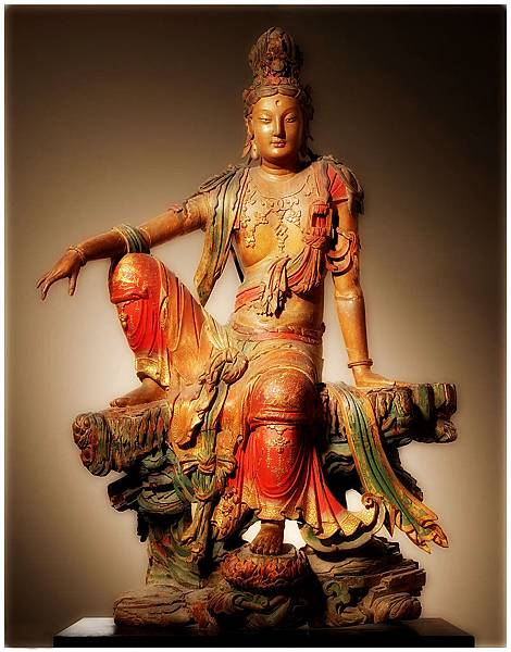 南無水月觀音菩薩 Liao Dynasty Guan Yin statue