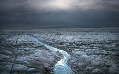 格陵蘭島的冰蓋