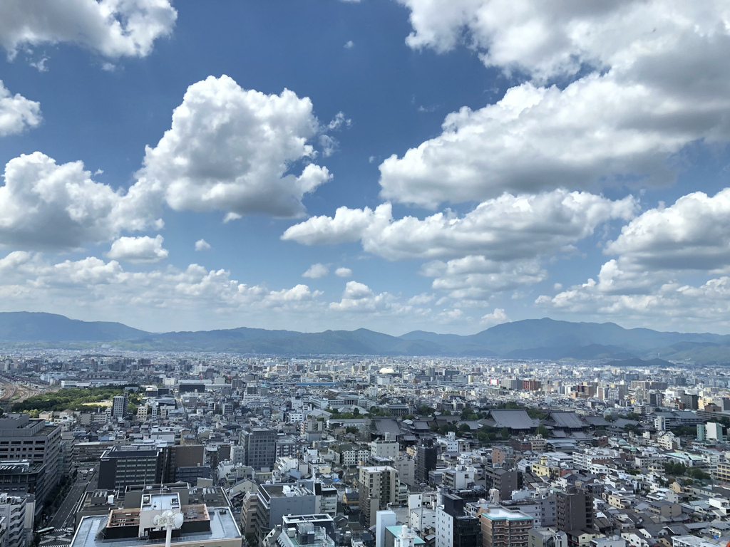 從京都塔往島原(居住地)方向拍的照片.jpg 從京都塔往島原(居住地)方向拍的照片.jpg