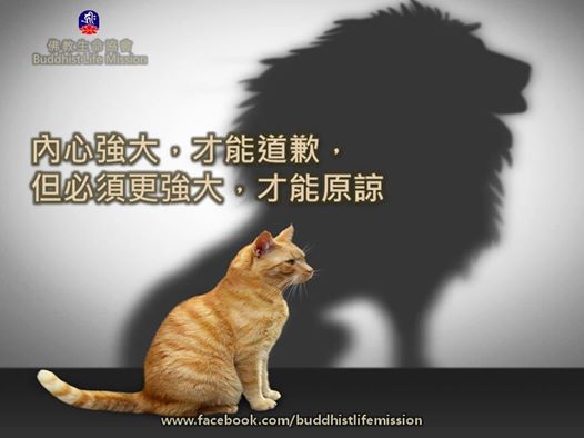 內心強大才能道歉 內心強大才能道歉
