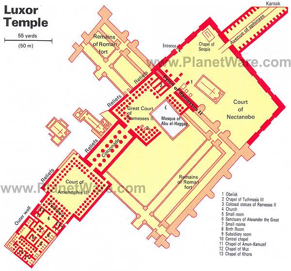 luxor-temple-map