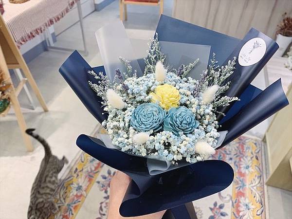 母親節乾燥花束推薦,台北喜歡生活-藍色玫瑰花束.JPG 母親節乾燥花束推薦,台北喜歡生活-藍色玫瑰花束.JPG