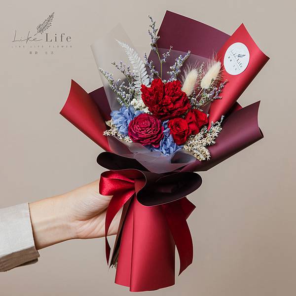 母親節康乃馨花束,康乃馨永生花束紅色代客送花.jpg 母親節康乃馨花束,康乃馨永生花束紅色代客送花.jpg