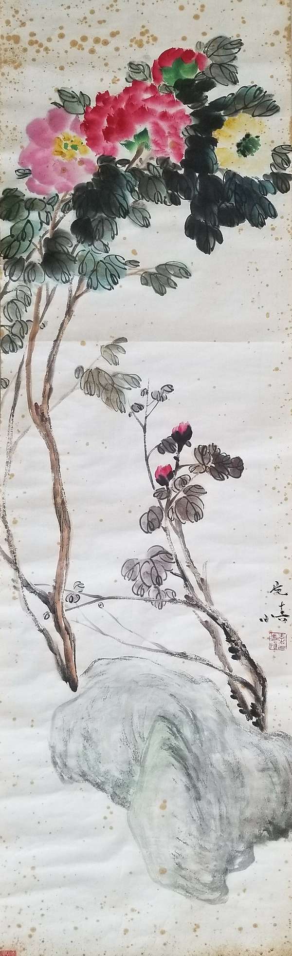 潘天壽 花卉圖