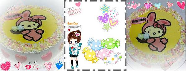 10吋kitty蛋糕 10吋kitty蛋糕