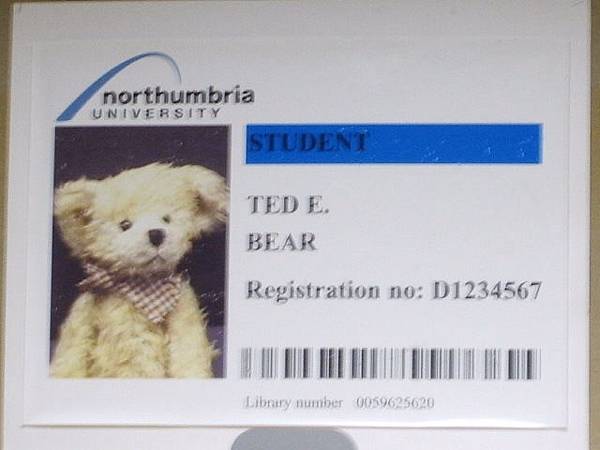 the Libriar Card of Ted Bear