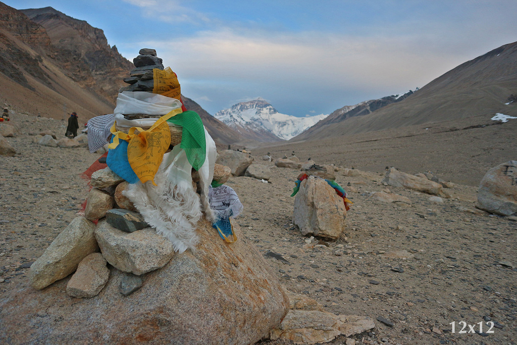 | 西藏日喀則 | 從絨布寺看珠穆朗瑪峰