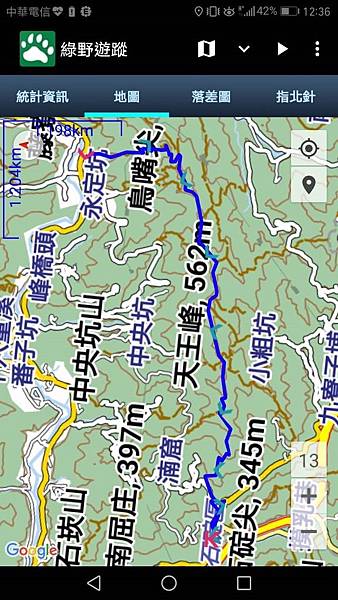 1071030皇帝殿北峰登山口上縱走西峰下