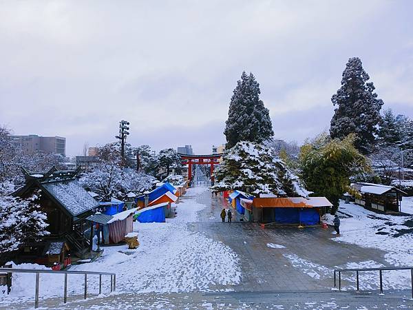 【盛岡】被雪覆蓋的八幡宮