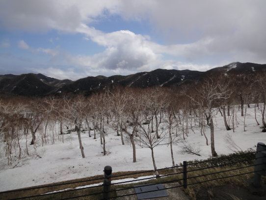 知床山雪5