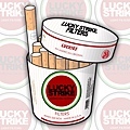 Lucky Strike 圓桶包裝 - 濃煙