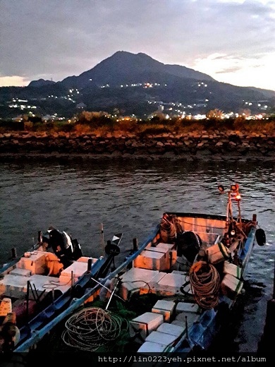 淡水捷運前的~金色水岸