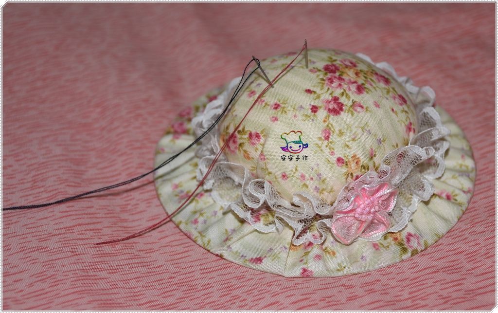 遮陽帽針插～DIY教學步驟圖　廢光碟環保再利用