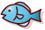 藍色魚