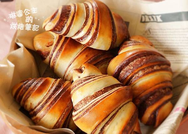 巧克力大理石牛角麵包 20 巧克力大理石牛角麵包 20