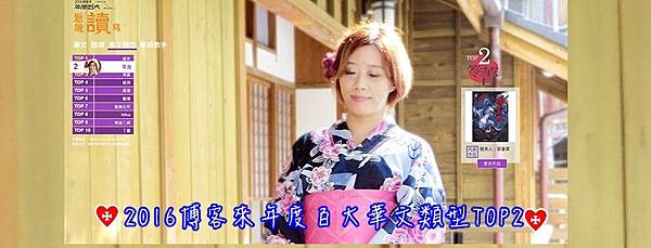 2016年度百大 電腦版 加字