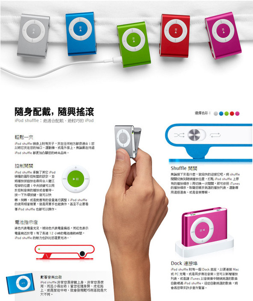 APPLE iPod shuffle 1GB