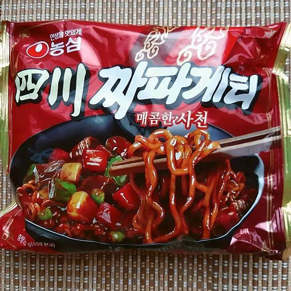 【韓國泡麵】農心 四川辣味炸醬麵 四川짜파게티 사천짜