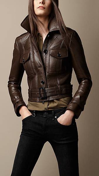 cropped leather bomber 1