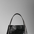 small bridle leather studded tote bag 3