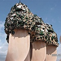 the rooftop of casa mila