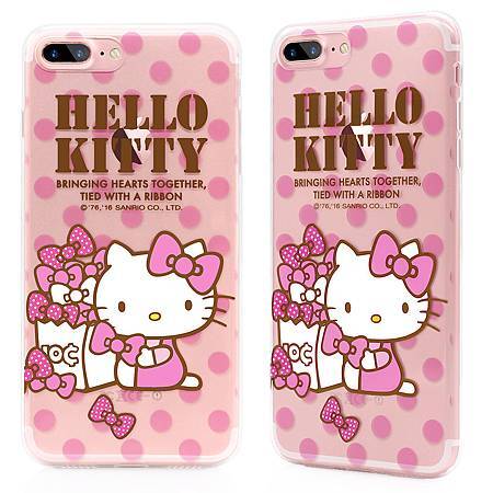 GARMMA Hello Kitty iPhone 7 4.7/5.5吋 空壓氣墊防摔保護軟殼