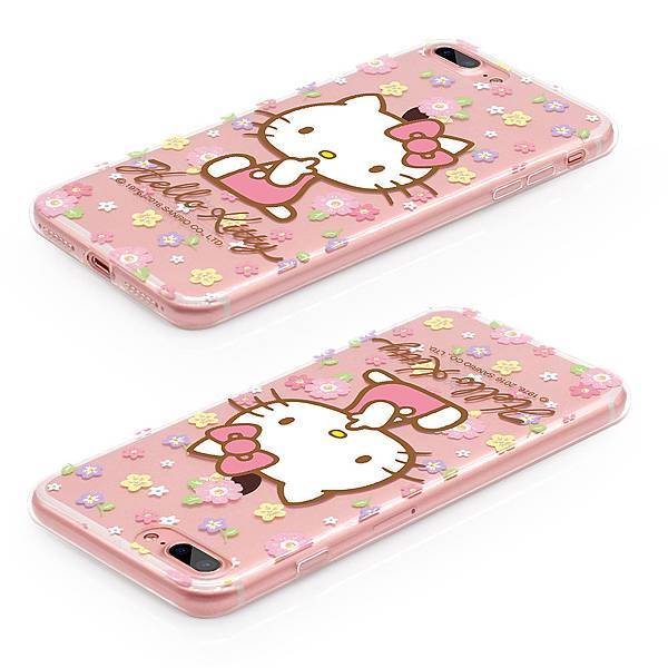 GARMMA Hello Kitty iPhone 7 4.7/5.5吋 空壓氣墊防摔保護軟殼