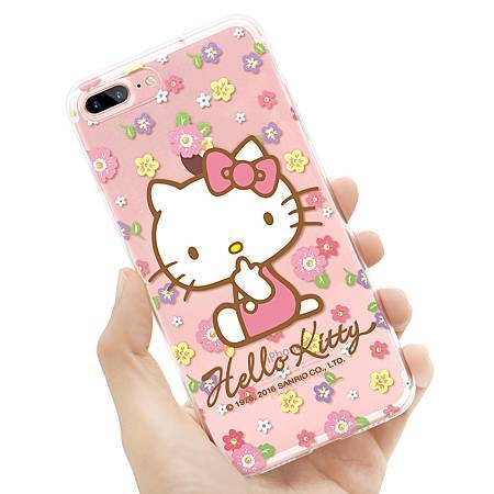 GARMMA Hello Kitty iPhone 7 4.7/5.5吋 空壓氣墊防摔保護軟殼