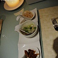 前菜組合-醃漬章魚+清蒸大蛤+冰糖蓮藕