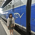 我們要搭的TGV~(跟台灣高鐵很像)