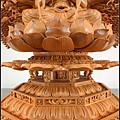 台灣檜木精雕千手千眼觀世音菩薩，林新發神像完美神佛工藝出品，可遇不可求