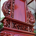 林新發大牌式祖龕創作，正紫檀木手工作品，給您獨一無二的祖先大牌。