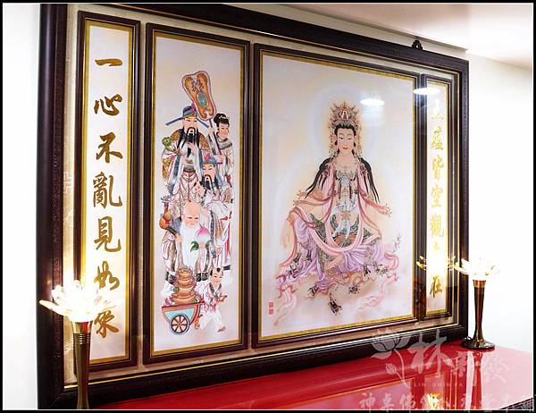 全台灣手工繪製藝術作品，唐式觀自在