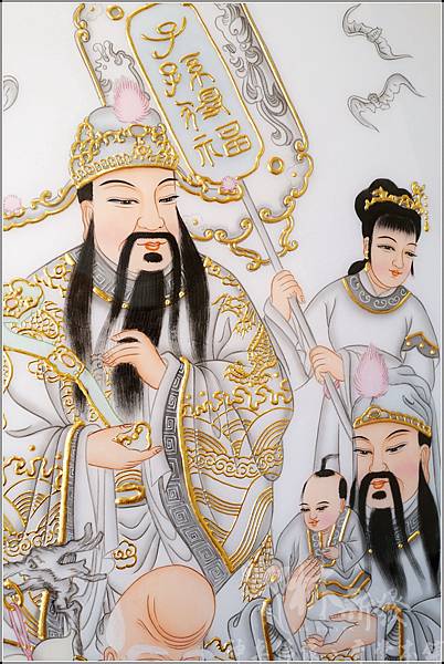 24K金台灣手工觀世音手繪神彩，現代式手繪工藝。