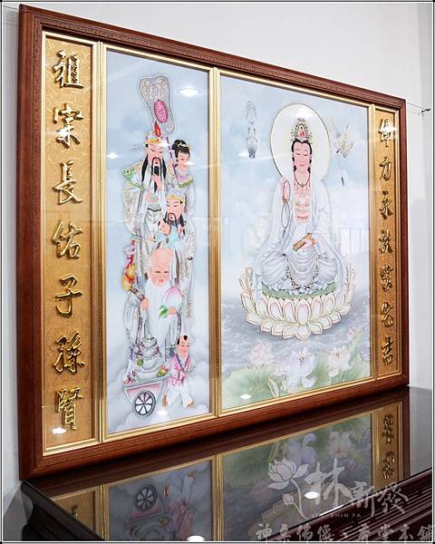 台灣手工神聯藝術，手繪觀自在
