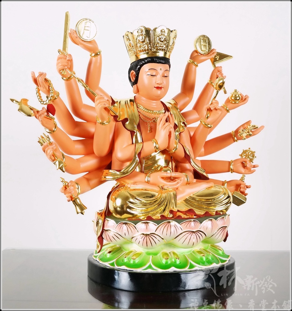 新發神藝-準提佛母（樟木按金作品）