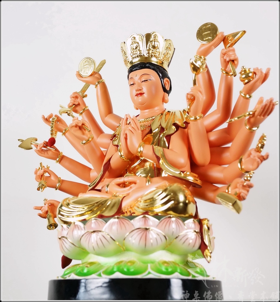 新發神藝-準提佛母（樟木按金作品）