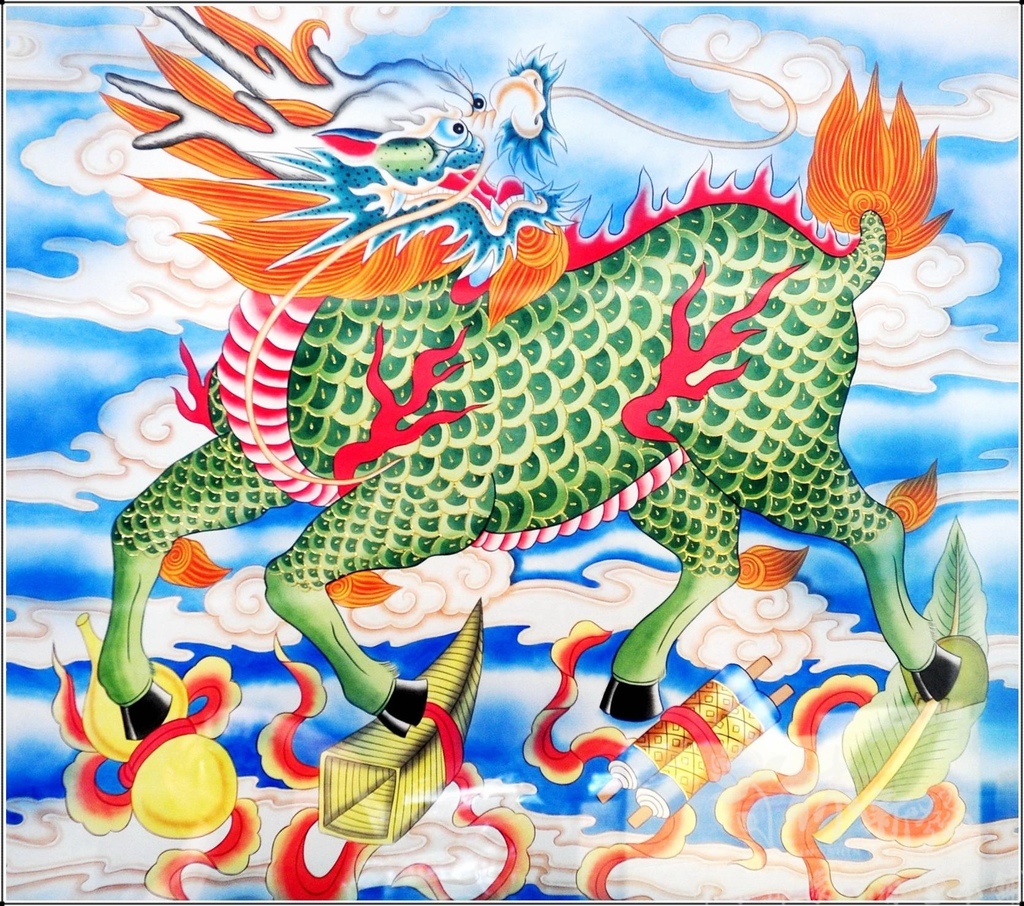 新發神彩-手繪麒麟彩