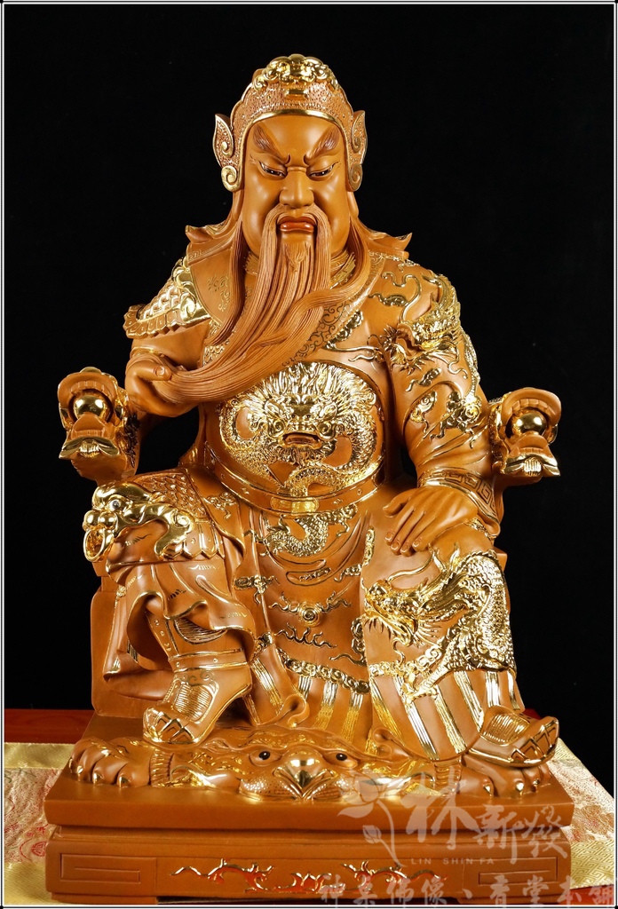 新發神藝-關公/關雲長/關聖帝君(手工描金之美)