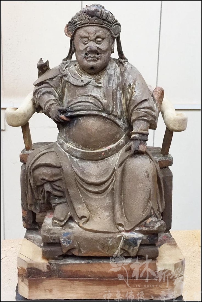 神尊修復-百年池王現金身．田都與龜王爺整修