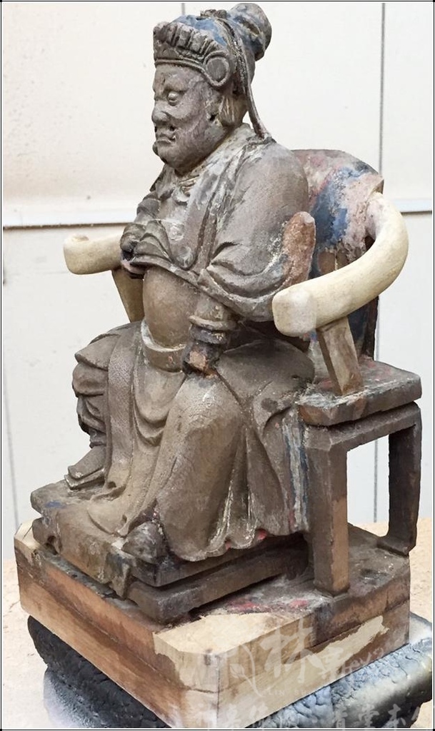 神尊修復-百年池王現金身．田都與龜王爺整修