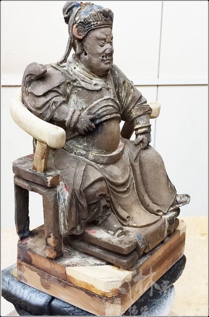 神尊修復-百年池王現金身．田都與龜王爺整修