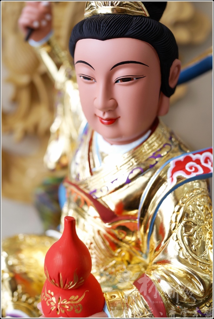 新發神藝-九天娘娘側體/鳳凰守護(原色．描金．按金．紅袍)