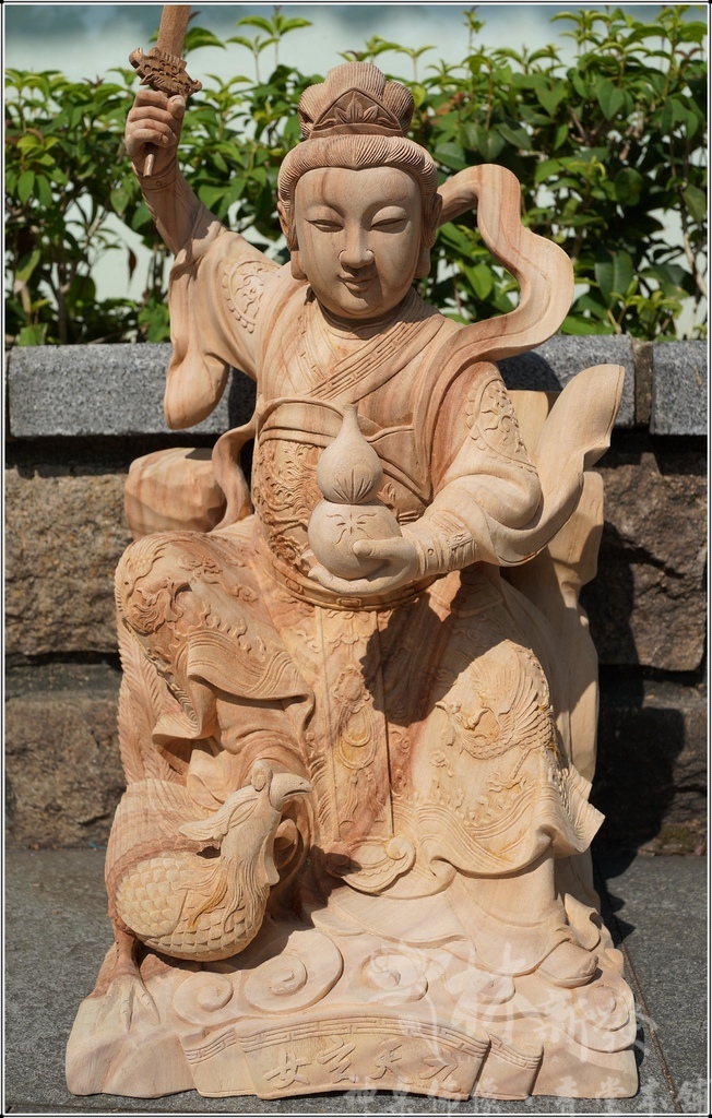 新發神藝-九天娘娘側體/鳳凰守護(原色．描金．按金．紅袍)