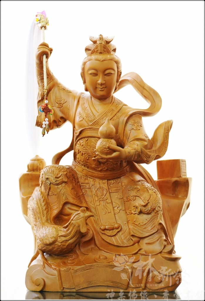 新發神藝-九天娘娘側體/鳳凰守護(原色．描金．按金．紅袍)