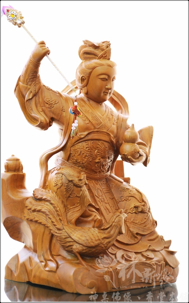 新發神藝-九天娘娘側體/鳳凰守護(原色．描金．按金．紅袍)