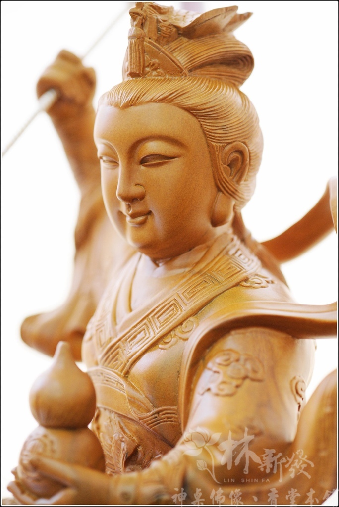 新發神藝-九天娘娘側體/鳳凰守護(原色．描金．按金．紅袍)