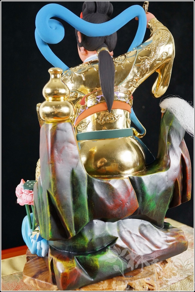 新發神藝-九天玄女娘娘(九蓮帶鳳體原色/描金/按金/紫袍)