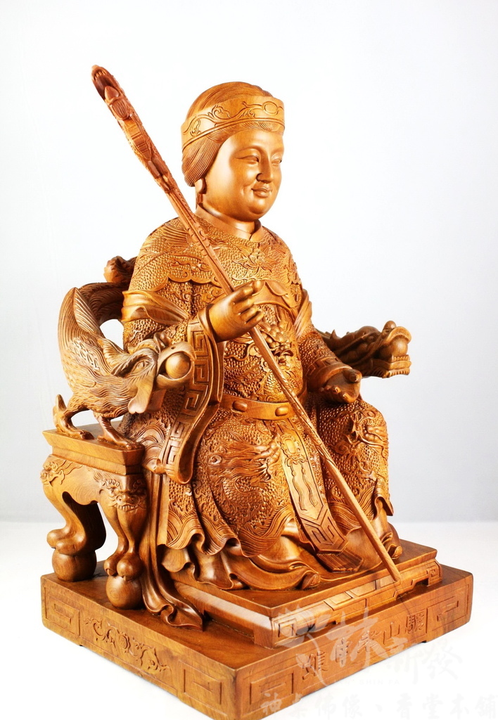 新發神藝-驪山老母(龍鳳椅精細雕刻。描金與原色作品)
