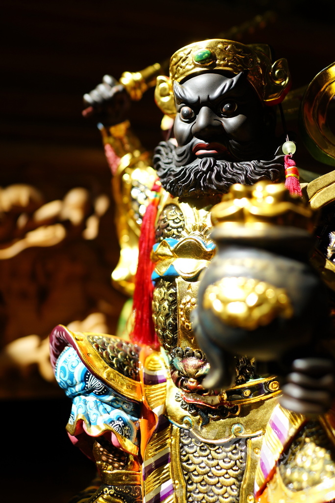 神像藝術-武財神趙光明（新發式彩繪/一甲子手工傳承）